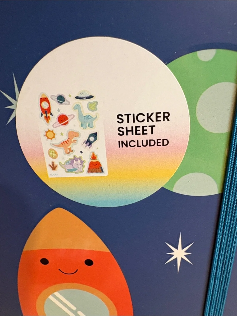 Yoobi Set NWT Rocket & Astronaut Journal, Sticker Set, & 6 different Pens
